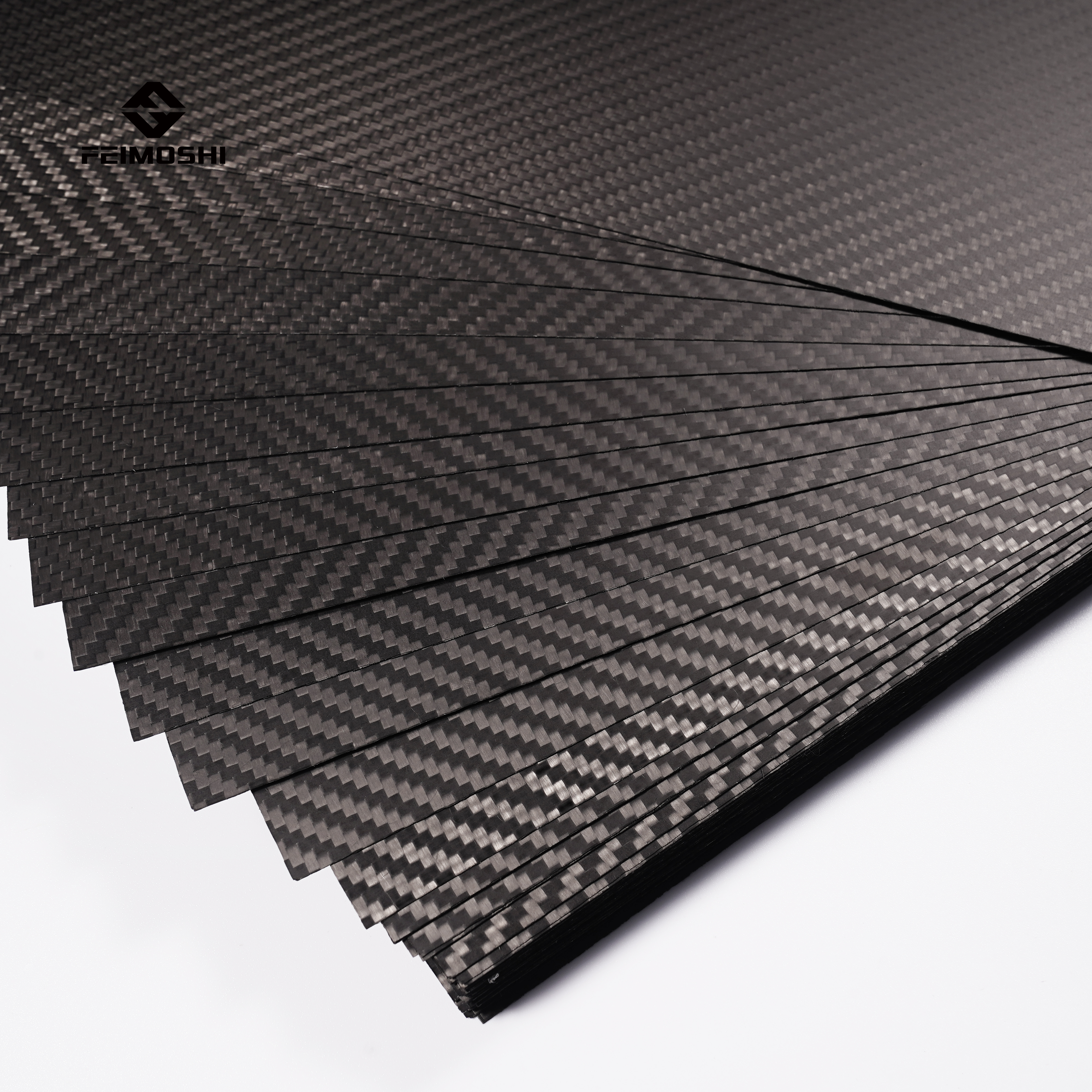 Custom 1K 3K 12K twill/plain Glossy/Matte full carbon fiber sheet panel for RC cars